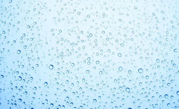 Gotas Agua Vidrio Primer Plano — Foto de Stock