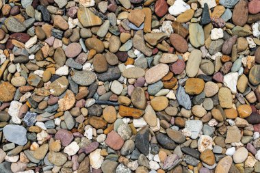 Taşların ve çakıl taşlarının arkaplanı