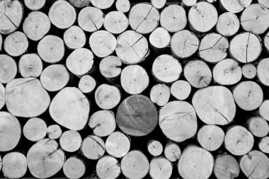 Ahşap dokular yığını.