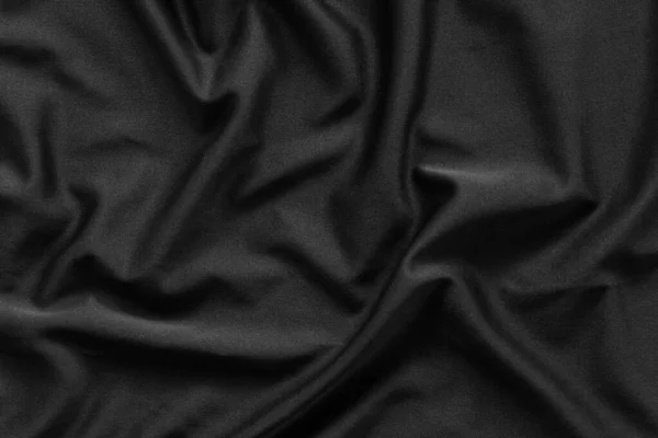 Black Fabric Texture Background — Stock Photo, Image