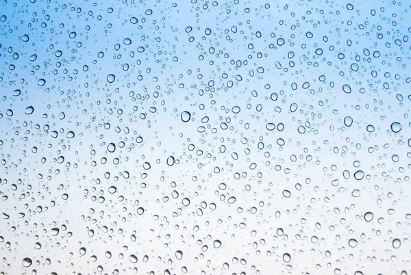 Water Drops Glass Close — Stock Photo, Image