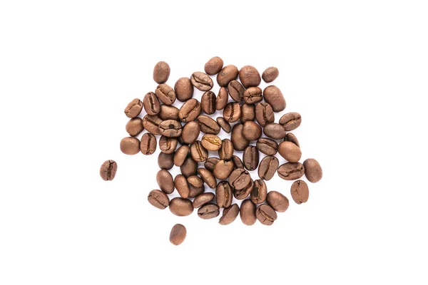 Coffee Beans Isolated White Background — Stock Photo, Image