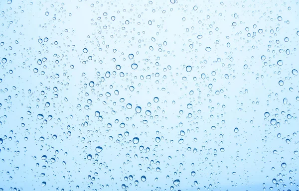 Water Drops Glass Close — Stock Photo, Image