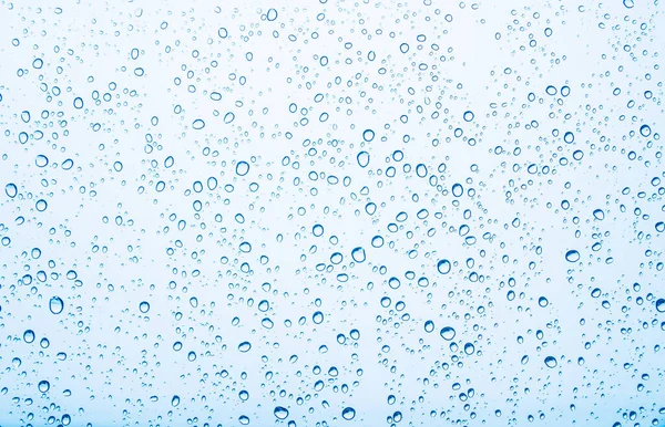 Water Drops Glass Close — Stock Photo, Image