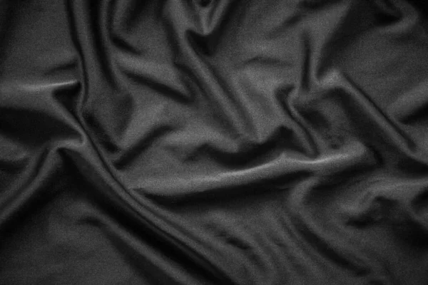 Fekete Fehér Szövet Textúra — Stock Fotó