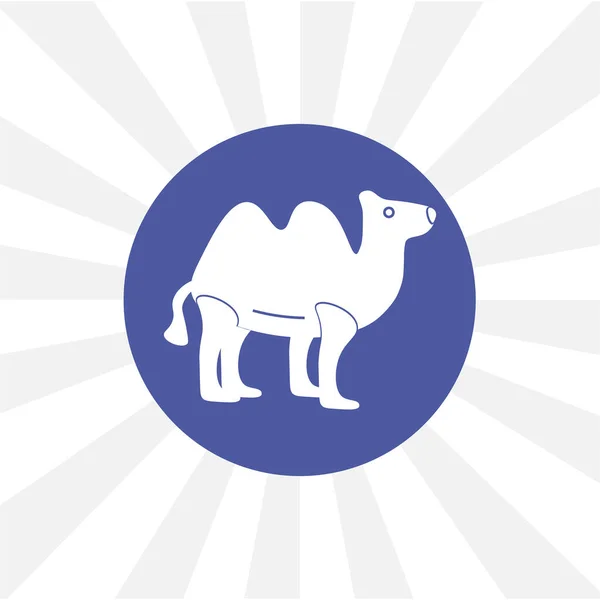 Ícone Camelo Elemento Design Para Ilustração — Vetor de Stock