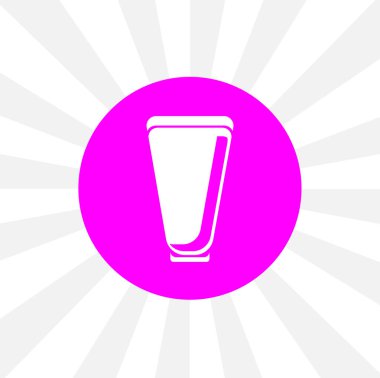 Krema için tüp kabı izole edilmiş basit katı vektör simgesi