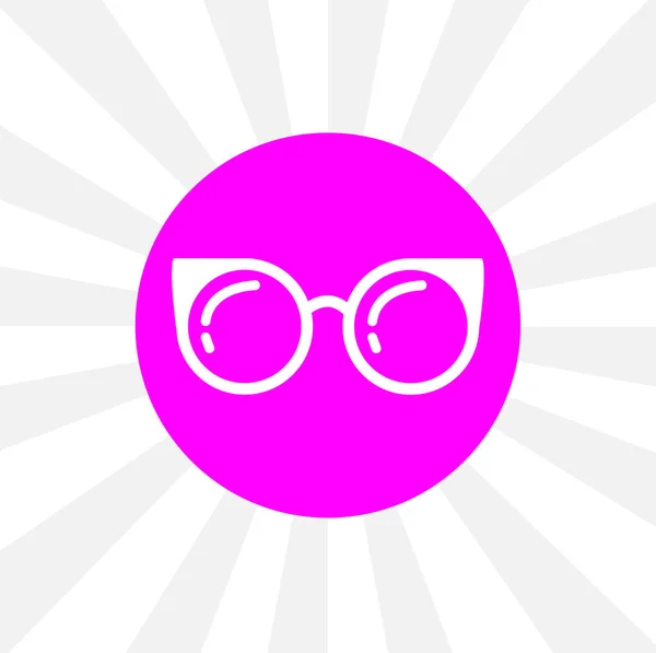 Gafas Sol Aislado Simple Vector Sólido Icono — Vector de stock