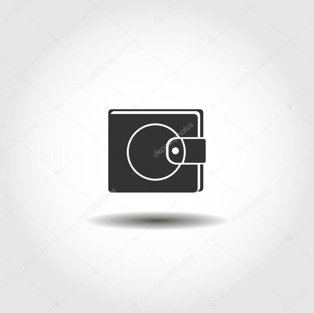 wallet isolated vector icon. business design element
