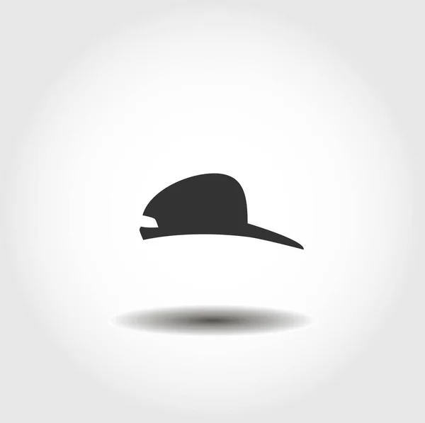 Μπέιζμπολ Καπέλο Απομονωμένο Διάνυσμα Εικονίδιο Στοιχείο Σχεδιασμού Ενδυμάτων — Διανυσματικό Αρχείο