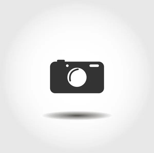 Câmera Foto Ícone Vetorial Isolado Câmera Elemento Design Mídia —  Vetores de Stock