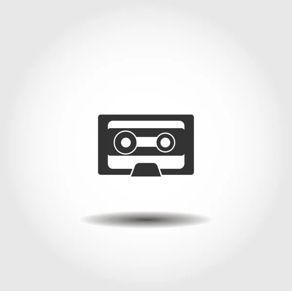 Audio Tape Geïsoleerde Vector Icoon Camera Media Design Element — Stockvector