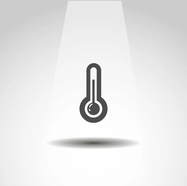 Weather Thermometer Isolated Vector Icon Weather Forecast Icon — Stock Vector