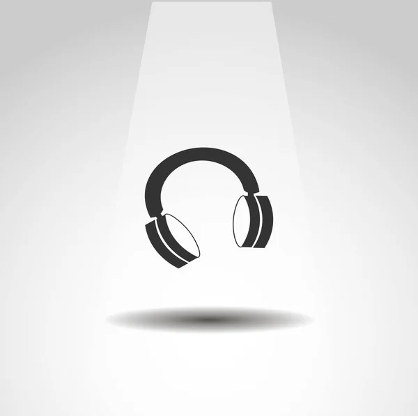 Kopfhörer Symbol Call Center Einfaches Musik Symbol — Stockvektor