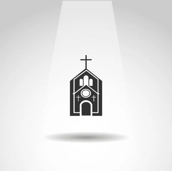 Church Vector Icon Simple Church Icon — Stock Vector