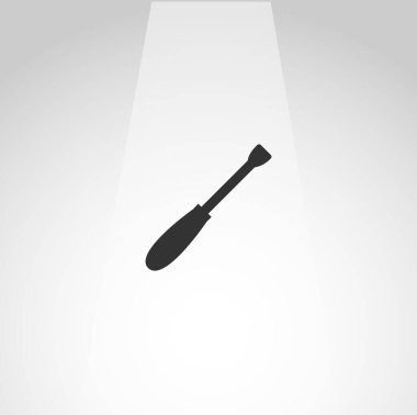 Tornavida vektör simgesi, tornavida basit izole edilmiş simgesi