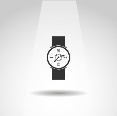 Elle izleme vektör simgesi, elle izleme basit izole simge