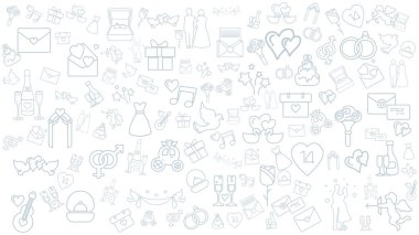 Aşk ikonu arkaplanı. aşk vektör simgesi arkaplanı.