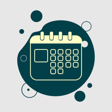 Takvim basit vektör simgesi. takvim simgesi