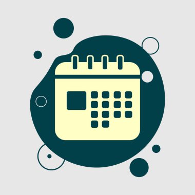 Takvim basit vektör simgesi. takvim simgesi