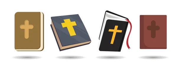 Sainte Bible Vecteur Clip Art Set Ensemble Clip Art Vectoriel — Image vectorielle