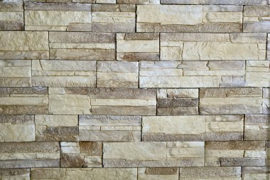Krem rengi taş duvar dokusu