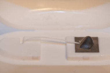 Makro diş ipi makarası.