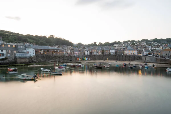 Mousehole Cornwall Regno Unito Luglio 2021 Paesaggio Foto Del Villaggio — Foto Stock