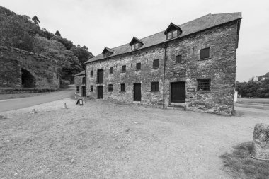 Cornwall 'daki Cotehele rıhtımındaki Keşif Merkezi.