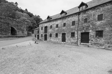 Cornwall 'daki Cotehele rıhtımındaki Keşif Merkezi.