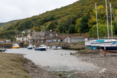 Porlock Weir 'ın Exmoor Ulusal Parkı' ndaki fotoğrafı