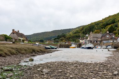Porlock Weir 'ın Exmoor Ulusal Parkı' ndaki fotoğrafı