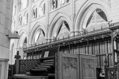 Buckfast. Devon. Birleşik Krallık. 22 Ağustos 2025. Devon 'daki Buckfast Manastırı' nın içi.