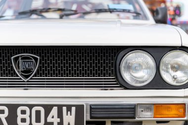 Dorchester. Dorset. Birleşik Krallık. 5 Ekim 2025. 1981 'den bir Lancia Beta Spyder Dorset County Show' da sergileniyor.