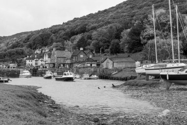 Porlock Weir 'ın Exmoor Ulusal Parkı' ndaki fotoğrafı