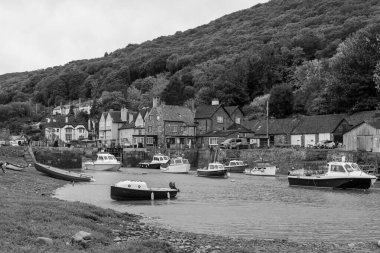 Porlock Weir 'ın Exmoor Ulusal Parkı' ndaki fotoğrafı