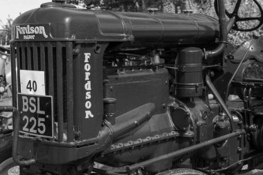 Dorchester. Dorset. United Kingdom.EP 6-2025. Dorset County 'de eski bir Fordson Major sergisi açıldı.