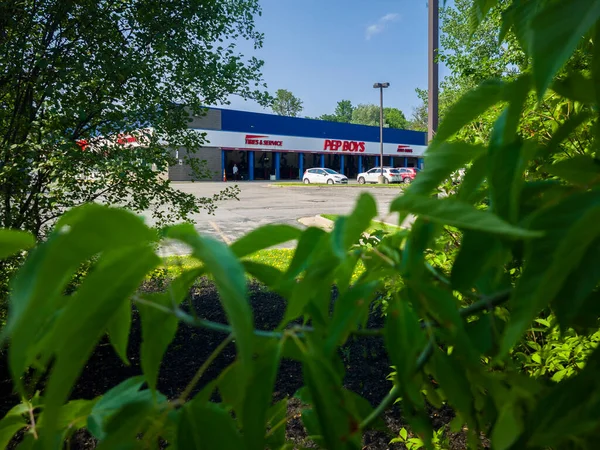 New Hartford New York July 2021 View Pep Boys Auto — Stock Photo, Image