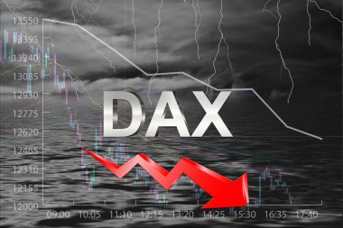Alman Borsası Dax 'ın fırtınalı pazar tablosu