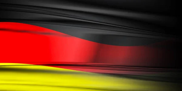Deutschland Flagge Banner Schwarz Rot Gold Abstrakt — Foto de Stock
