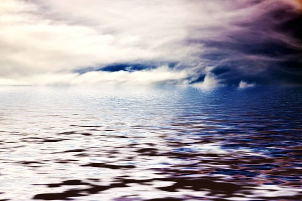 Meer Und Himmel Als Hintergrund — Stockfoto