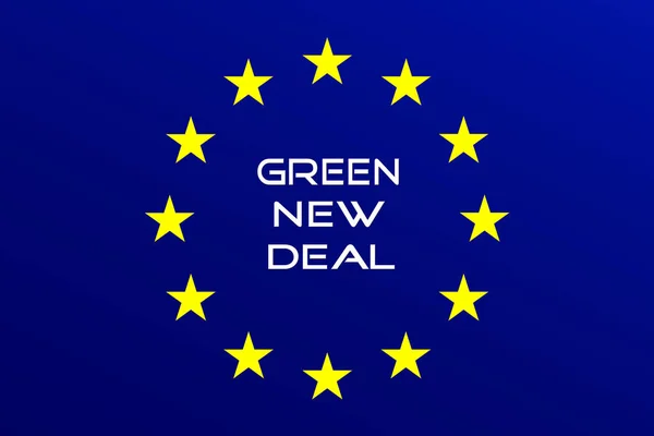 Assinatura Green New Deal — Fotografia de Stock