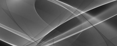 Soyut arkaplan 4k beyaz gri tek renkli açık siyah dalgalar ve çizgiler pankart