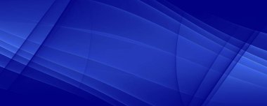 Soyut arkaplan 4k mavi açık siyah dalgalar ve çizgiler pankart