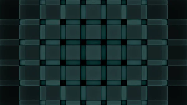 Abstract background 4k green turquoise light dark black cubes waves and lines pattern