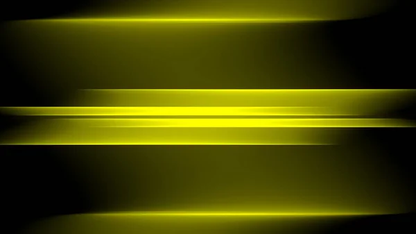 Abstract Background Yellow Gold Light Dark Black Neon Waves Lines — Stock Photo, Image