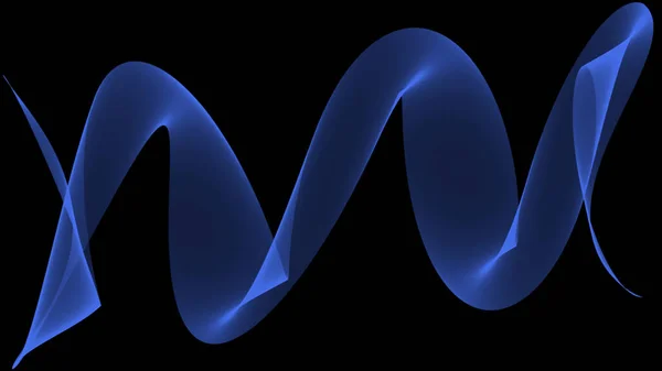 Abstract Background Blue Light Dark Neon Waves Lines — Stock Photo, Image