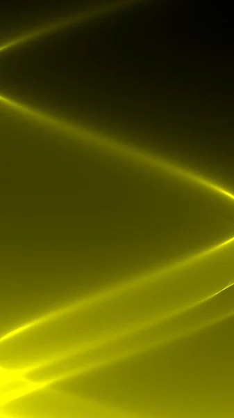 Astratto Sfondo Oro Giallo Luce Nero Scuro Neon Onde Linee — Foto Stock