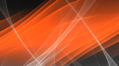 Soyut arkaplan 4k beyaz turuncu ışık siyah dalga ve çizgiler