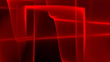 Soyut arkaplan 4k kırmızı ışık koyu siyah neon dalga ve çizgiler